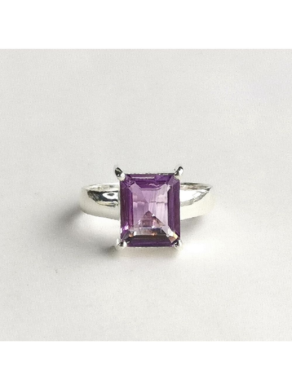 Amethyst ring in Sterling Silver Size 9 ๐ - Picture 6 of 11
